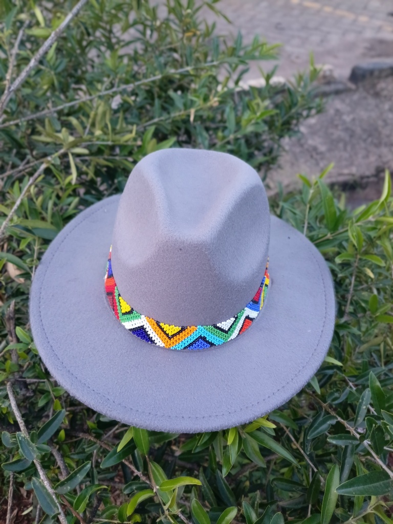 Beaded Fedora hat