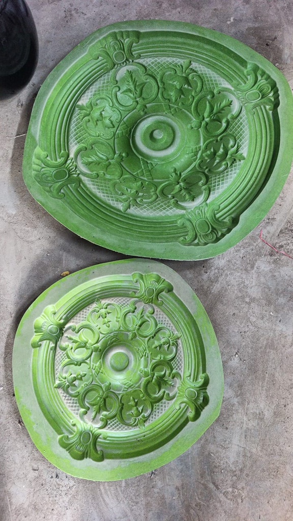 Gypsum medallion molds