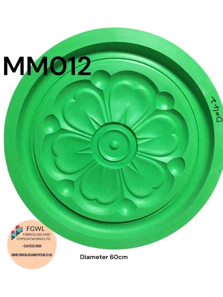Gypsum medallion molds