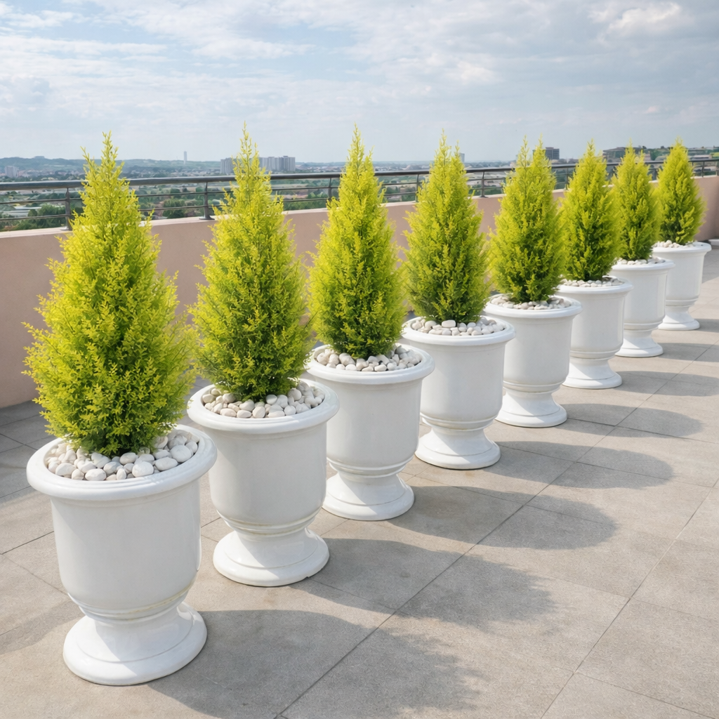 Fibre flower pots ( wine pots)